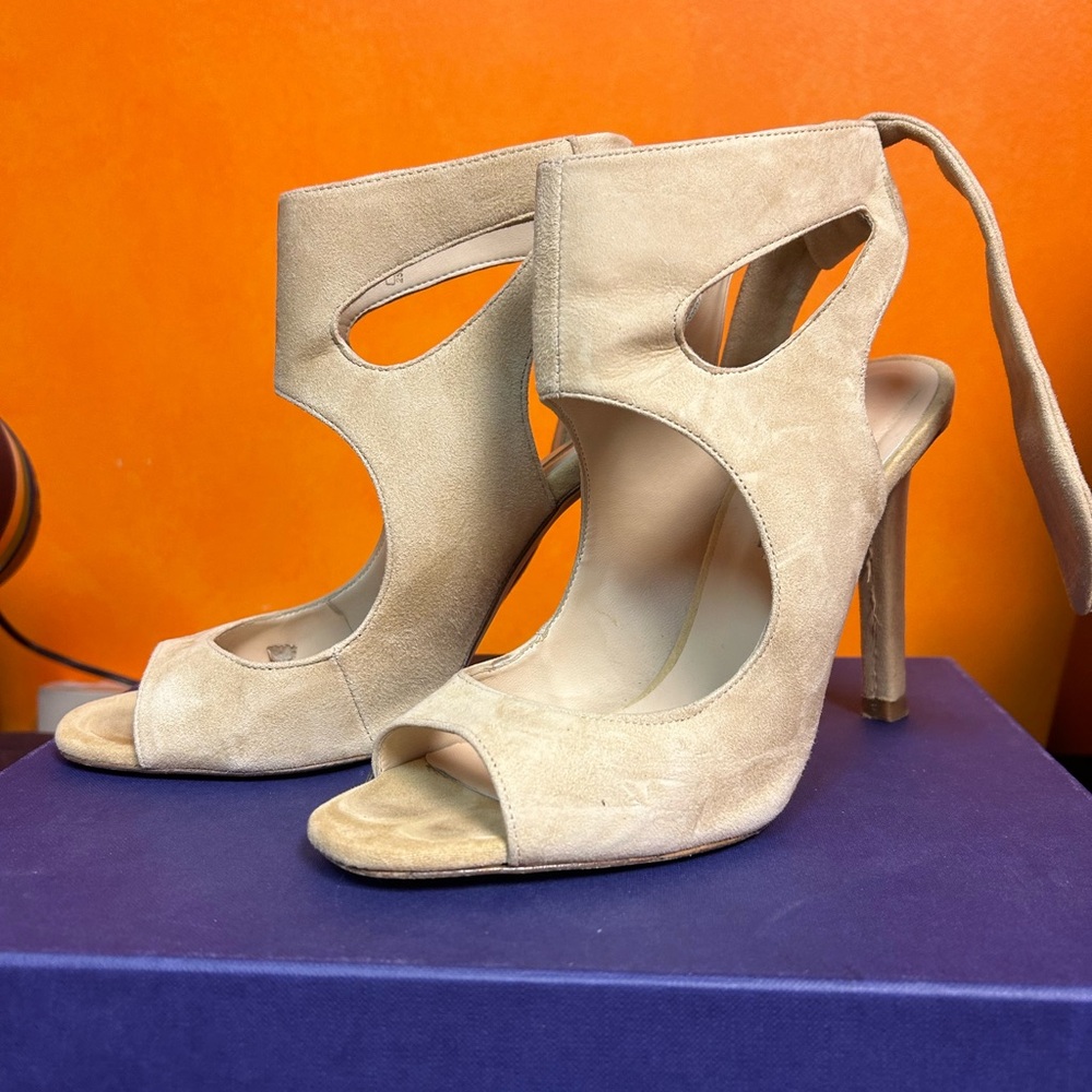 Sexy ankle tie up heels
